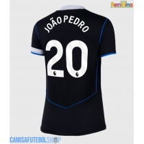 Camisa de time de futebol Chelsea Joao Pedro #20 Replicas 3º Equipamento Feminina 2025-26 Manga Curta